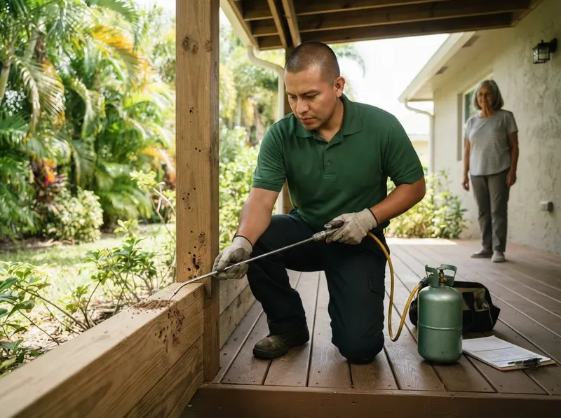 Drywood Termite Spot Treatment in West Palm Beach, FL