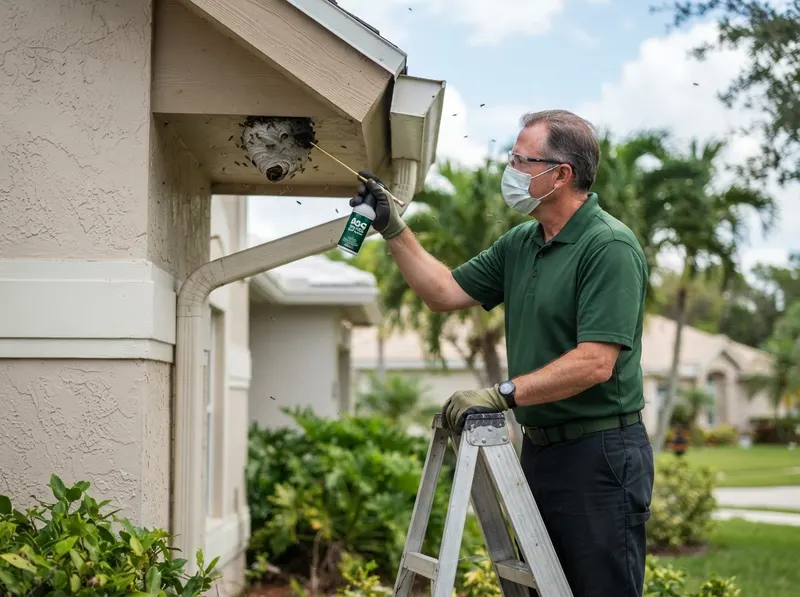 Stinging Insect and Paper Wasp Removal in West Palm Beach, FL